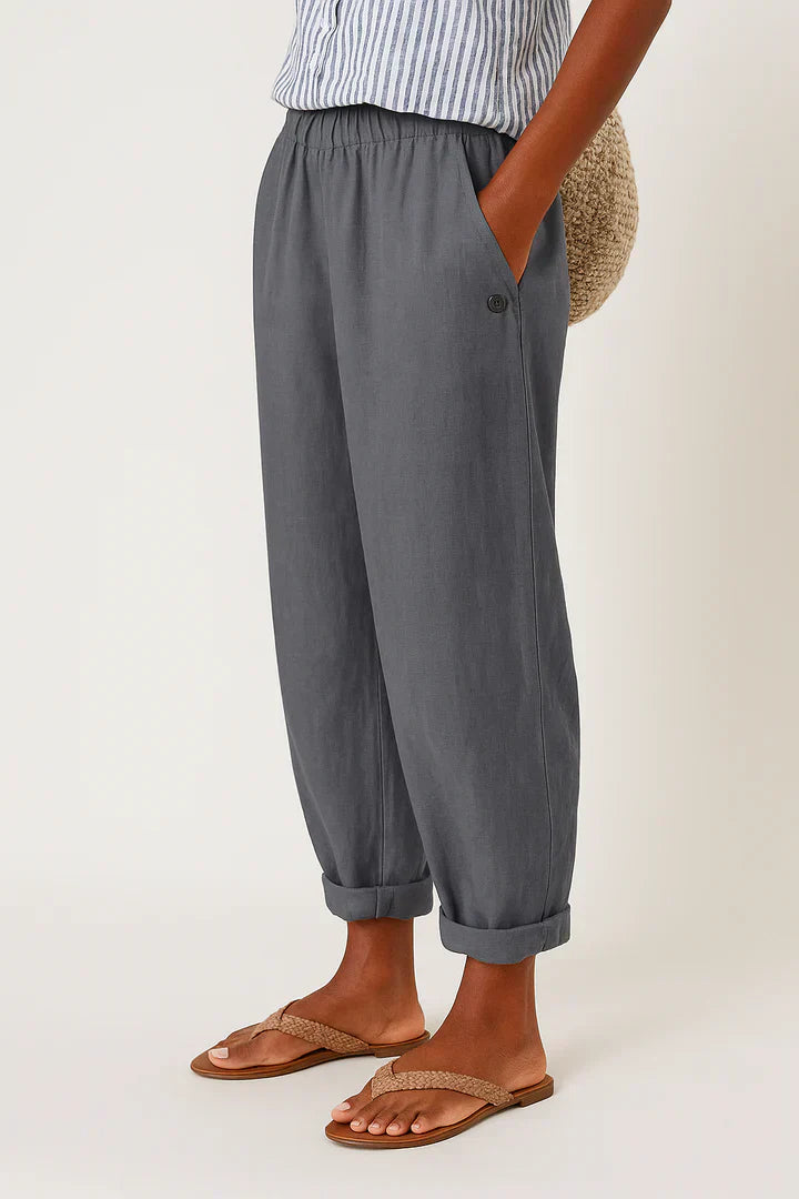 Clara | Pantalon en lin naturel