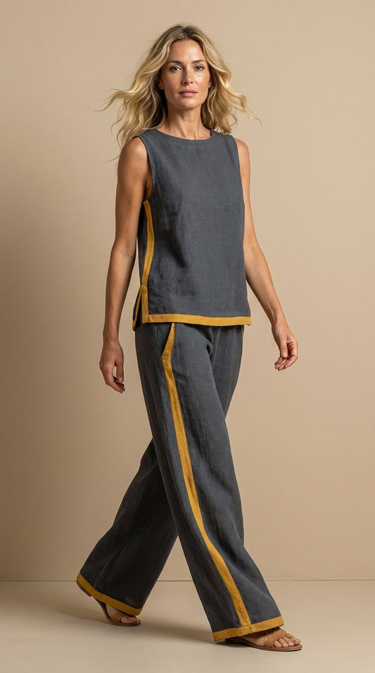 Paula™ | Ensemble en lin et coton confortable et élégant