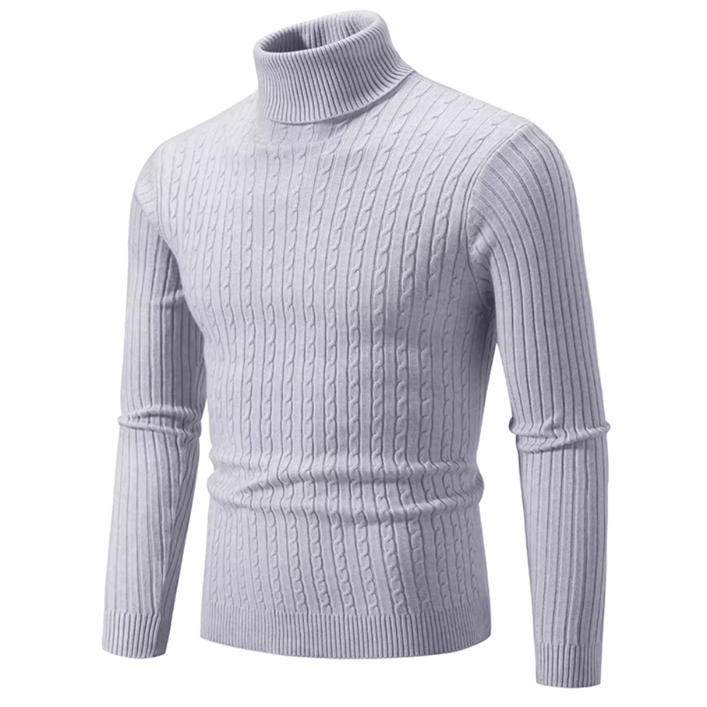 Milan | Pull Col Roulé Élégant en Tricot