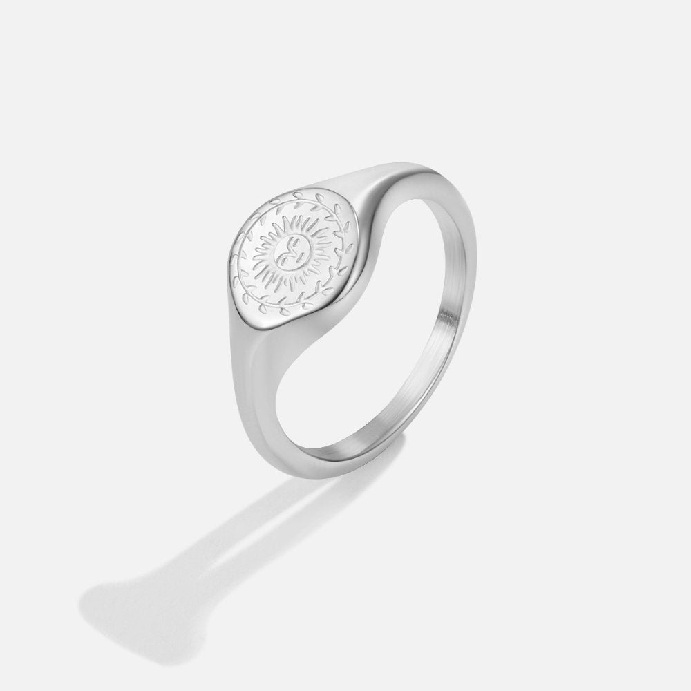 Bague en argent pour le solstice d'été