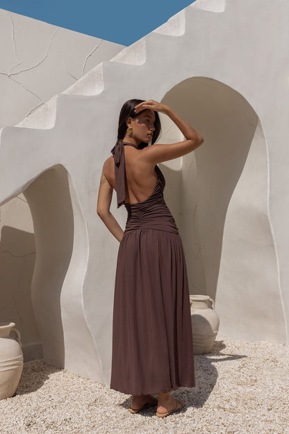 Robe Maxi Horizon Babe Marron