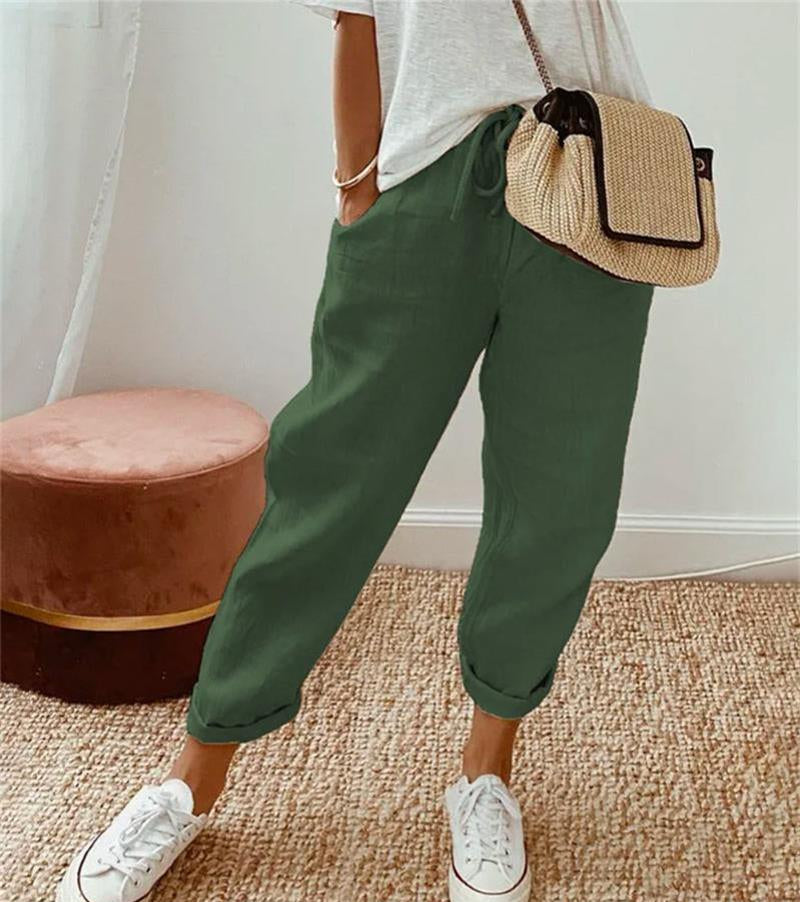 Chloé | Pantalon d'été en lin élégant