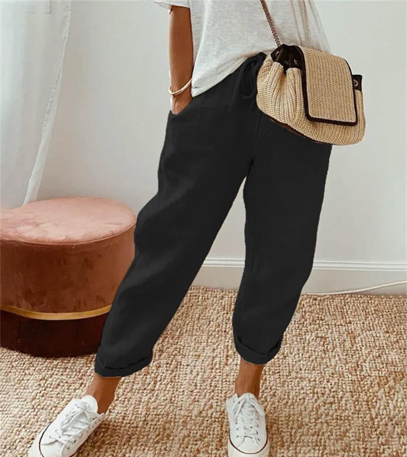 Chloé | Pantalon d'été en lin élégant