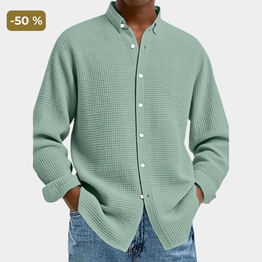 Léandre | Chemise texturée élégante
