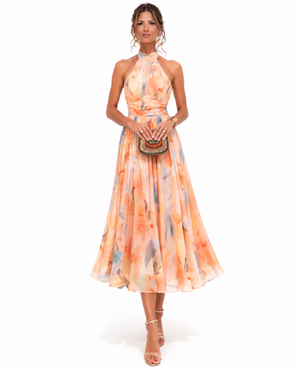 Aurora | Robe avec Col Halter