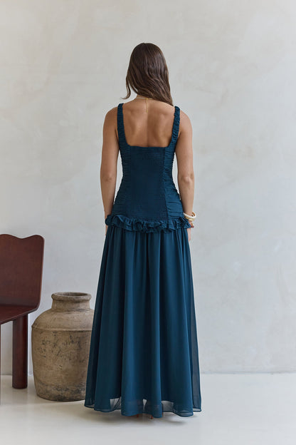 Robe Maxi Luxe Shoreline Verte