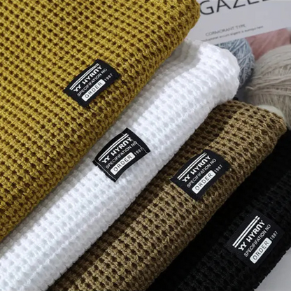 Léonard | Pull en nid d'abeille premium