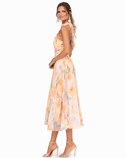 Aurora | Robe avec Col Halter