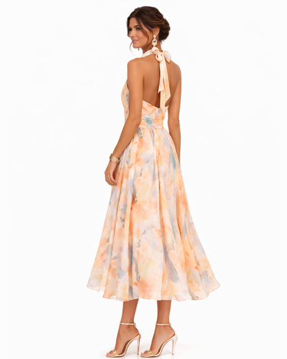 Aurora | Robe avec Col Halter
