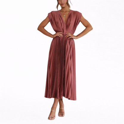 Isla | Robe plissée élégante