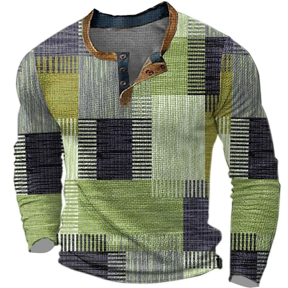 Liclair™ | Chemise Colorée pour Hommes à Manches Longues