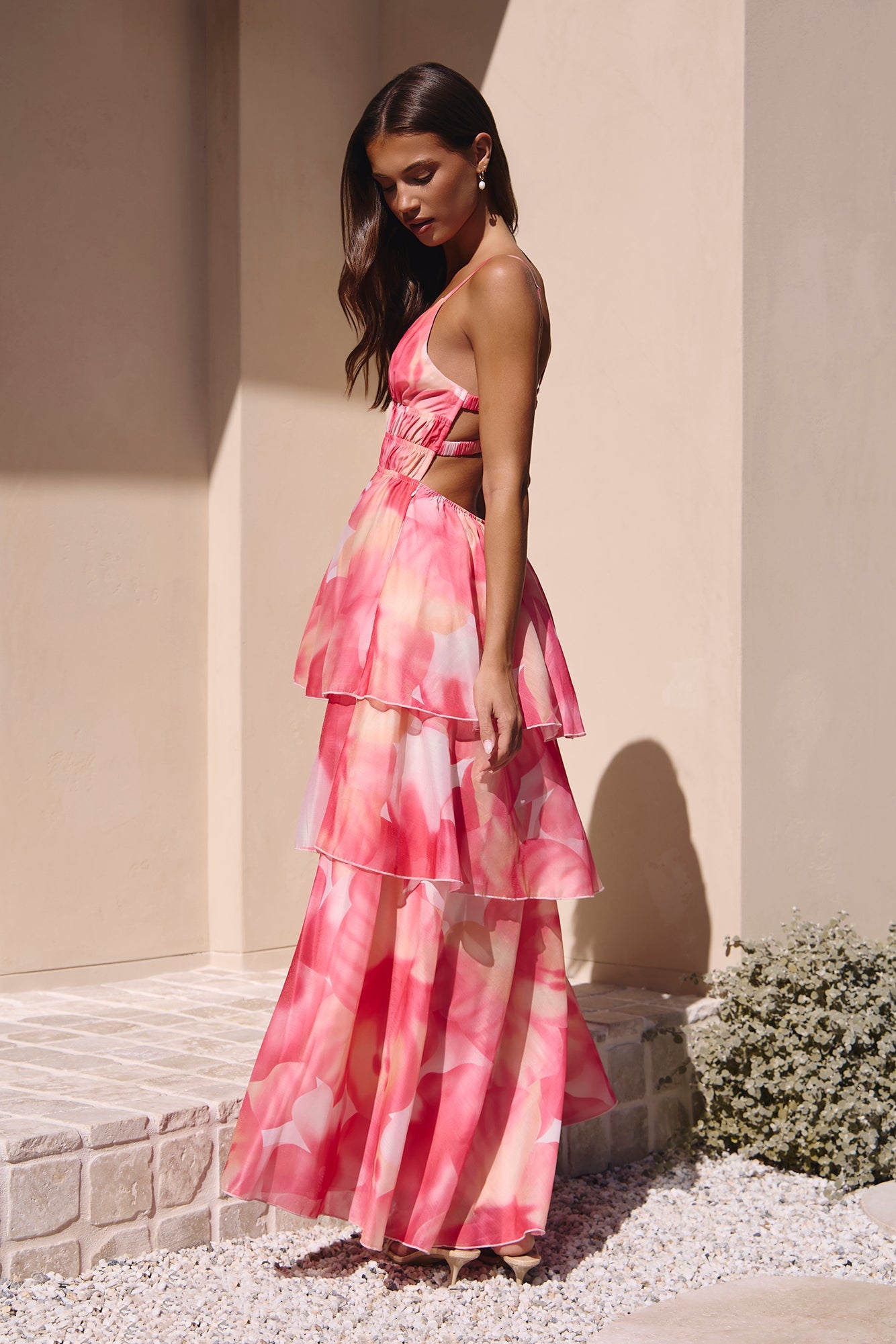 Robe Maxi Parfaite pour Fête Rose