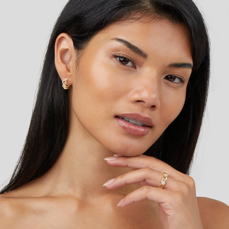 Bague en Or & Cristaux