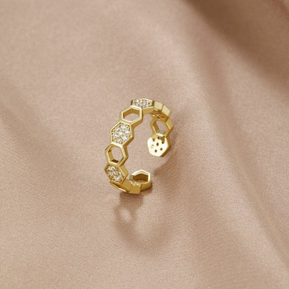 Bague en Or & Cristaux