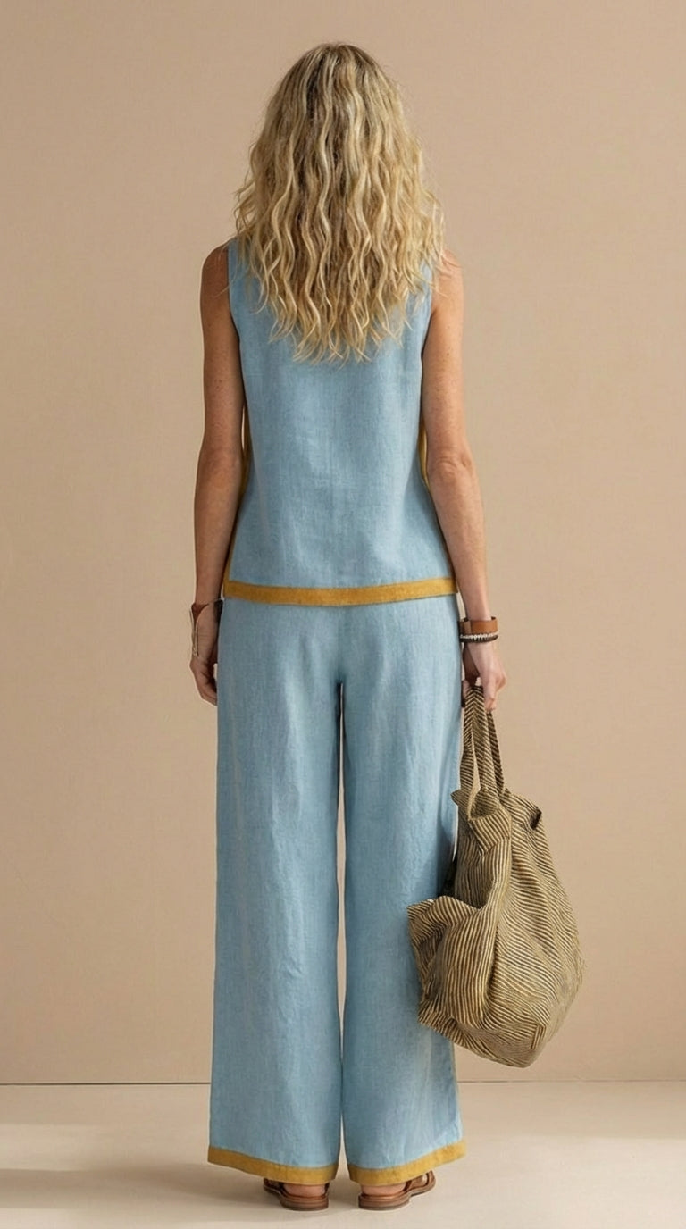 Paula™ | Ensemble en lin et coton confortable et élégant