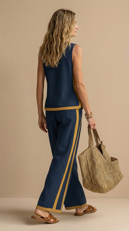 Paula™ | Ensemble en lin et coton confortable et élégant