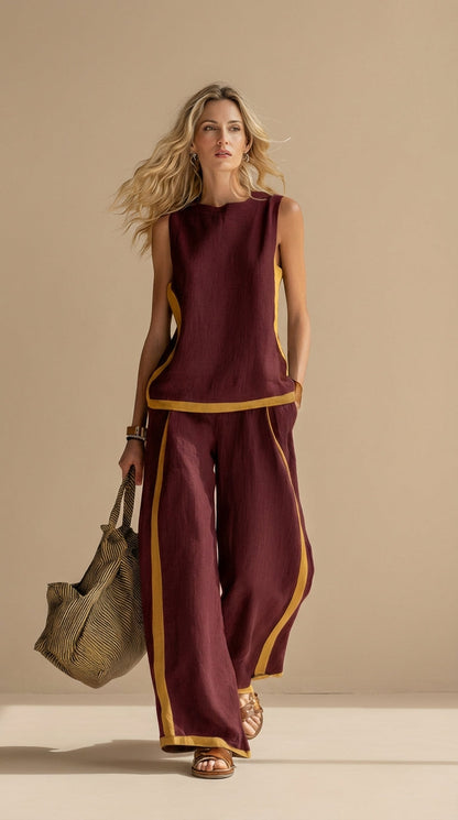 Paula™ | Ensemble en lin et coton confortable et élégant