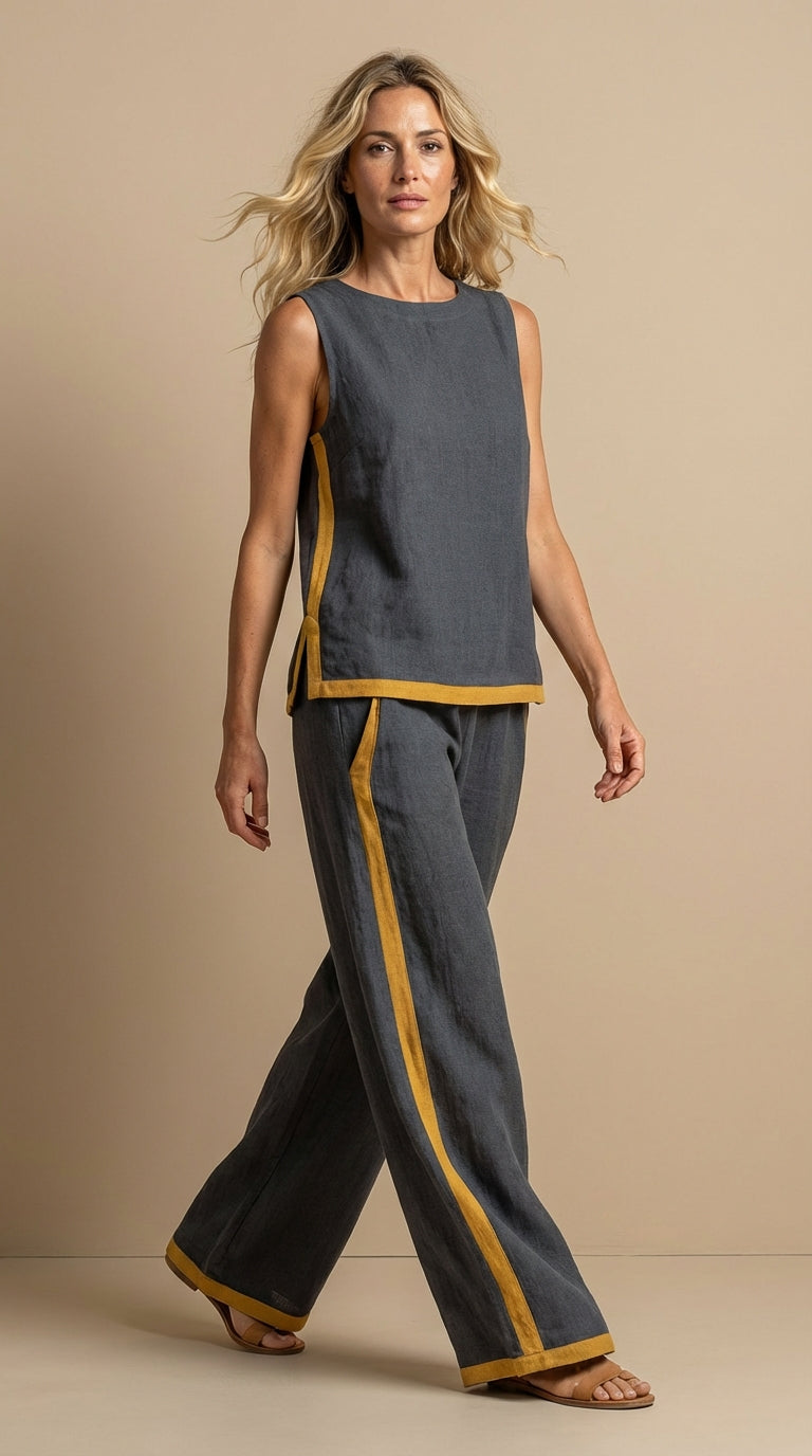 Paula™ | Ensemble en lin et coton confortable et élégant