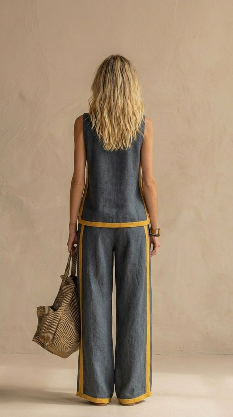 Paula™ | Ensemble en lin et coton confortable et élégant