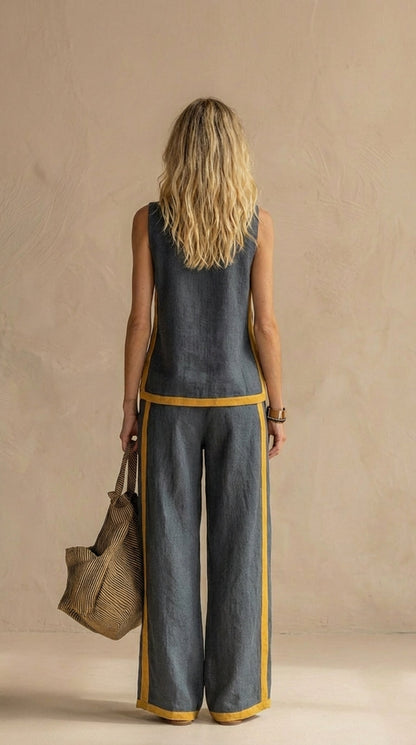 Paula™ | Ensemble en lin et coton confortable et élégant