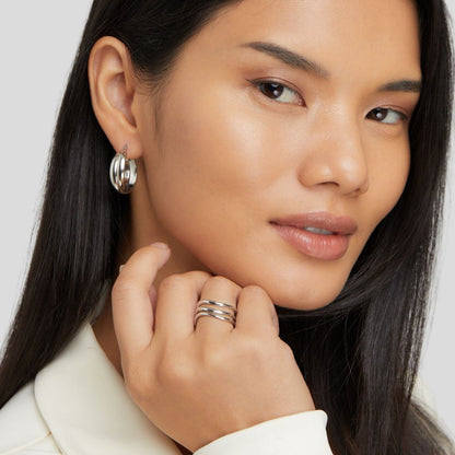 Bague en argent plaqué